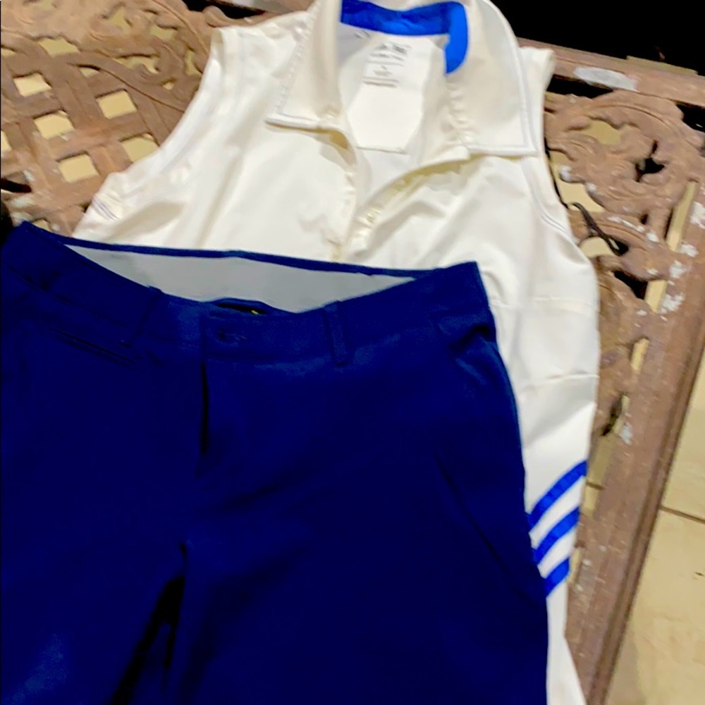 Bundle Adidas golf Shirt Under Armour pants